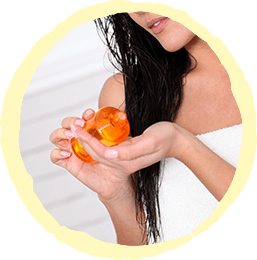 オイルケア写真