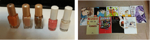 マニキュア・漫画・スイーツ