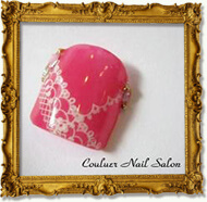 お嬢様風ネイル