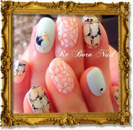 お嬢様風ネイル