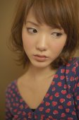 ひし形フォルムで小顔フレンチミディアムカール☆ |BEKKU hair salon
