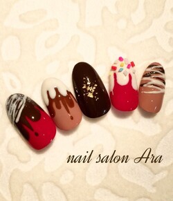 chocolate nail|Ａｒａ