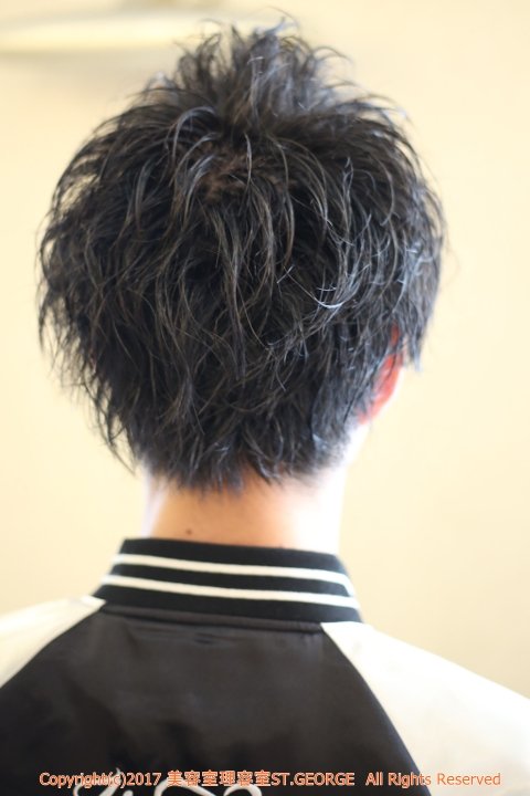 ゆるめツイストピンパーマ|セントジョージ香里園店　MEN&#039;S HAIR