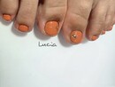 ビビットオレンジネイル♪|Lucia
