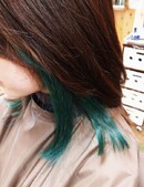 イヤリングカラー　グリーン|HAIR &amp; SMILE KOKO