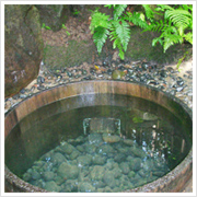 水が澄んでいて、水面にうつる緑に感動。思わず手をつけると、炎天下でも冷たく優しく。
なんだか浄化されて、心も癒されました…。