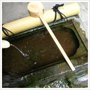 正門の左手にありました！！　“柳の井“