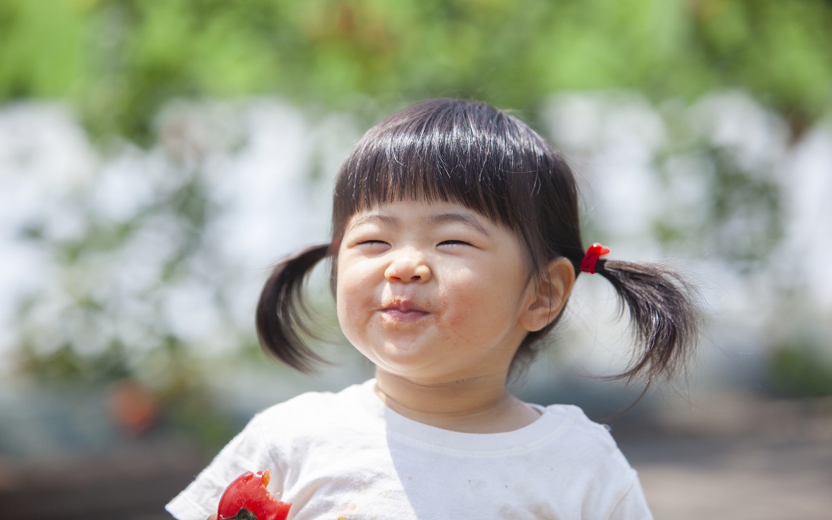 笑顔な女の子