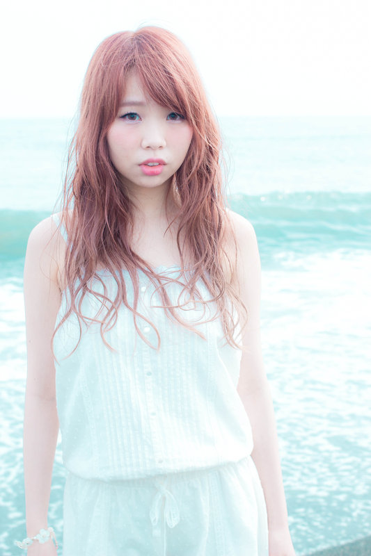 Fringe Hair Salon ［東京都/府中］ オレンジの濡れ髪で海から上がったマーメイドのように…