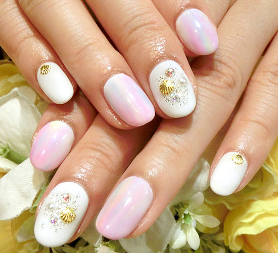 Beauty YOGASalon feel ～Nail～ ［大阪府/天満橋/谷町四丁目］ リゾート感満載！ビーチが似合うバカンスネイル