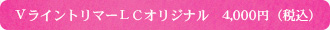 VライントリマーLCオリジナル 4,000円(税込)