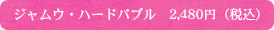 ジャムウ・ハードバブル 2,480円(税込)
