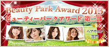 Beauty Park アワード 2013 ヘアサロン部門　ベスト3