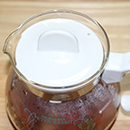 蓋をして3～5分蒸らす。