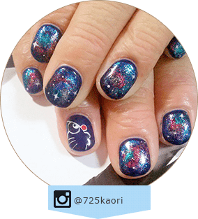 ギャラクシー×ドラえもんネイル