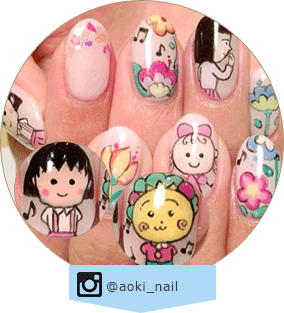 まるちゃんコジコジネイル