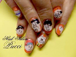 サザエさんネイル