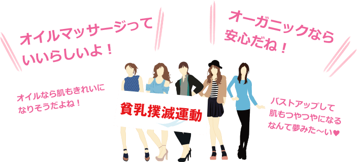 オイルマッサージ、オーガニック