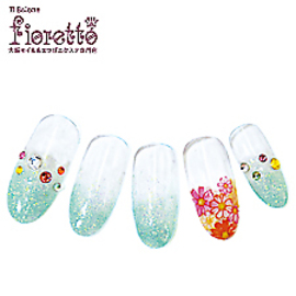 2012年4月のキャンペーンジェルネイル　5500円|fioretto【フィオレット】心斎橋本店