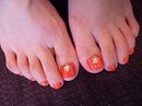 レッドオレンジ|Nail Salon Beryl
