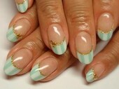 ストライプ　ネイル。|Nail Salon MUU