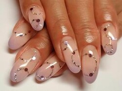 リング　アート　ネイル。