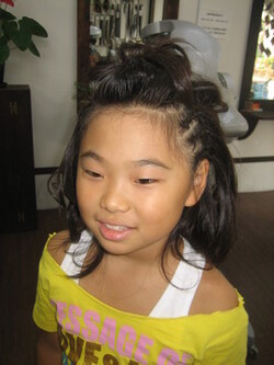 コーンロウ＆アップ