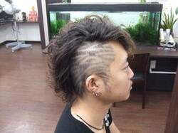 メンズ・スパイラルパーマ＆バリーアート|nitoro