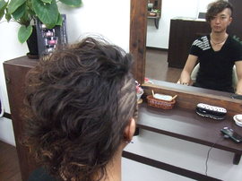 メンズ・スパイラルパーマ＆バリーアート|nitoro