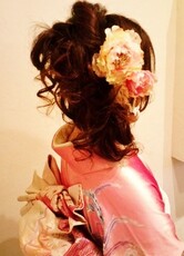 ゆるやかサイドアップ|dot.-ｈａｉｒ-gem