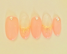 シンプルフレンチミックスネイル|Ｒｅｌｕｈａ　nａｉｌ