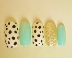 ダルメシアンネイル