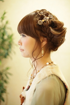 編みこみ|broto ヘアセット＆メイク 着付け