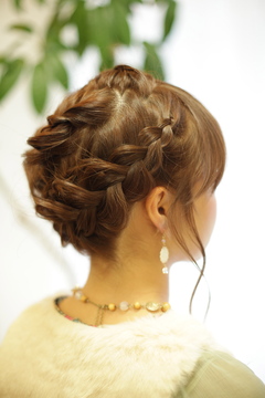 編みこみ|broto ヘアセット＆メイク 着付け