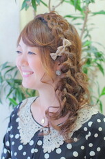 二次会では♪♪|broto ヘアセット＆メイク 着付け