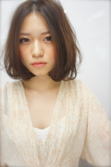 ナチュラルふんわりシングルボブ 1433 Gokan Omotesando ゴカンオモテサンドウ 東京都 表参道 の髪型 ヘアスタイルカタログ ビューティーパーク