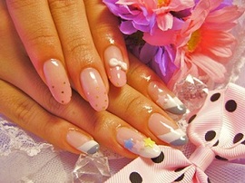 ガーリー系ネイル☆|ＶＥＲＹＮＡＩＬ