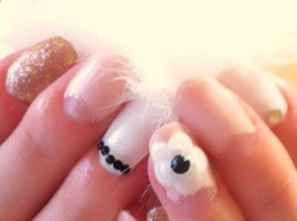 ガーリー系ネイル☆|ＶＥＲＹＮＡＩＬ