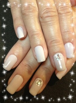 ワンカラー＆ストーン|Nail  Salon Rikka