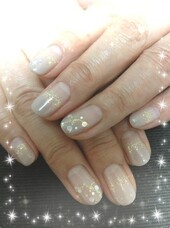 グラデーション＆ホログラム|Nail  Salon Rikka