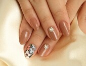 レトロ花ネイル|La・Belta ～ネイルサロン～