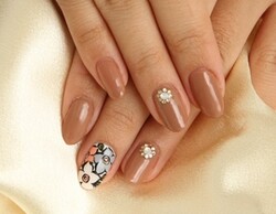 レトロ花ネイル|La・Belta ～ネイルサロン～