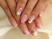 小花柄ネイル|La・Belta ～ネイルサロン～