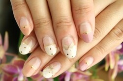 ドット＆リボンネイル|La・Belta ～ネイルサロン～