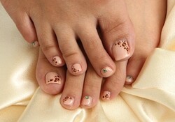 レオパード柄FOOTジェル|La・Belta ～ネイルサロン～