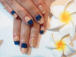 バイカラーネイル|nail salon sou　心斎橋店