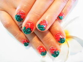 苺ネイル|nail salon sou　心斎橋店