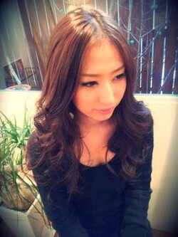 自然なロングヘアー