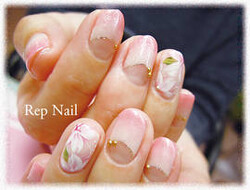 桜色ピンクフレンチ|Rep Nail Salon＆School