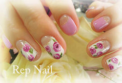 フレンチ＆バラ|Rep Nail Salon＆School